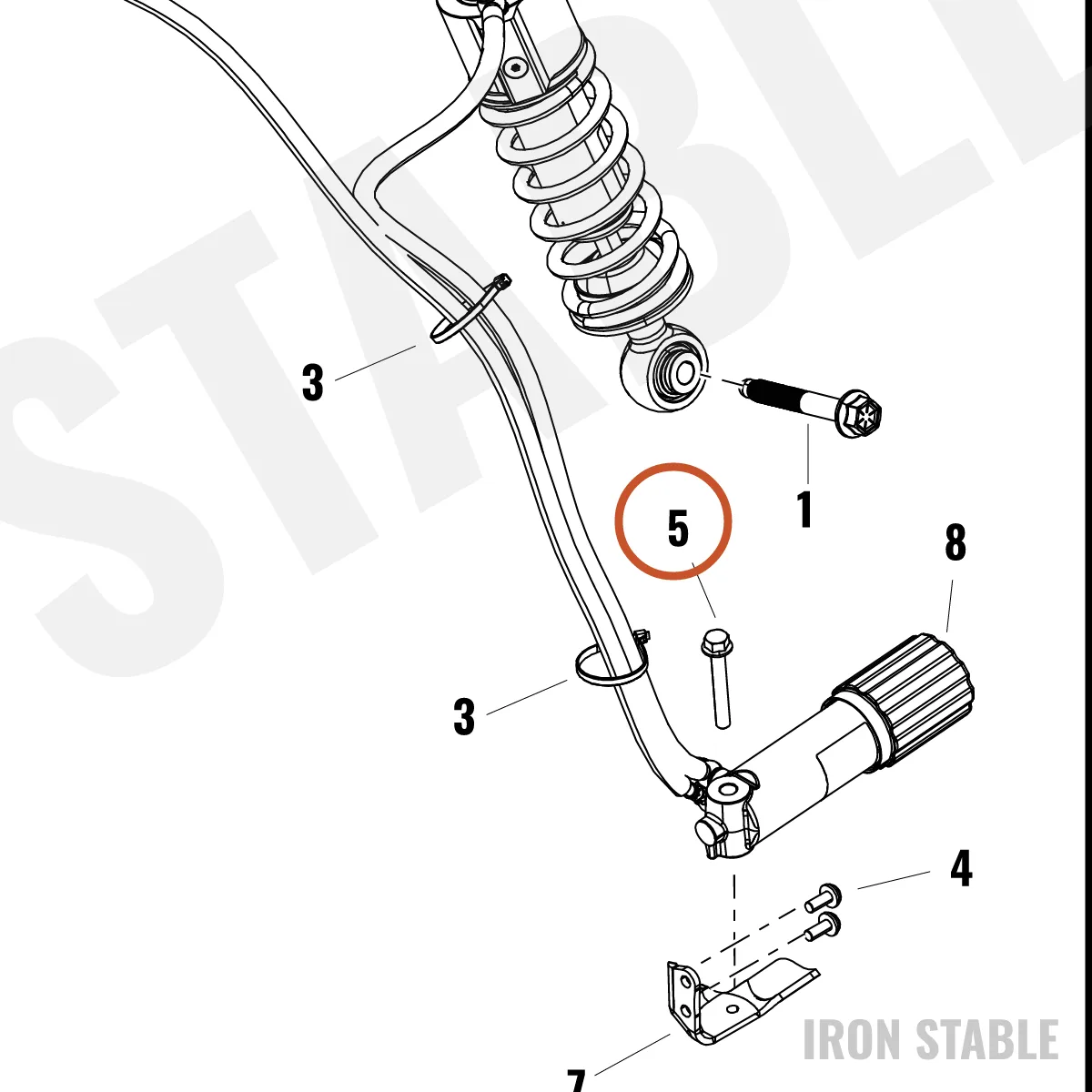 Harley-Davidson Screw, Hex Flange/Lock