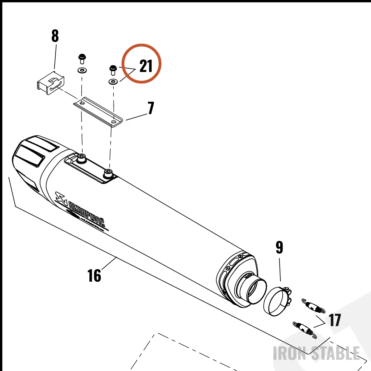 Harley-Davidson Kit, Scr, Muffler