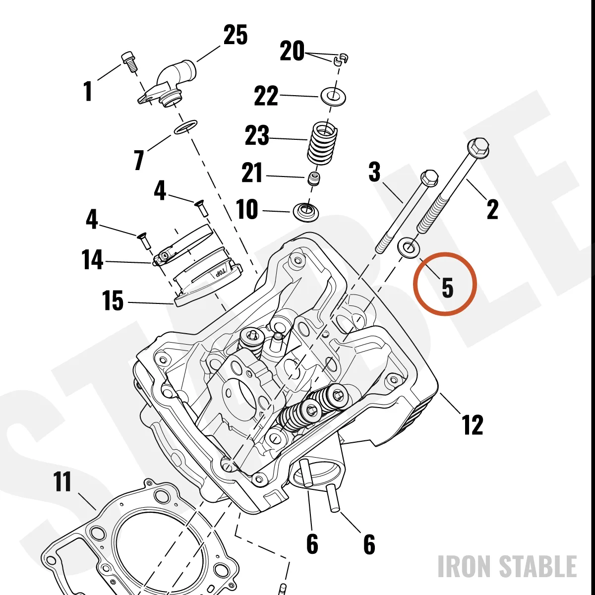 Harley-Davidson Washer, M10