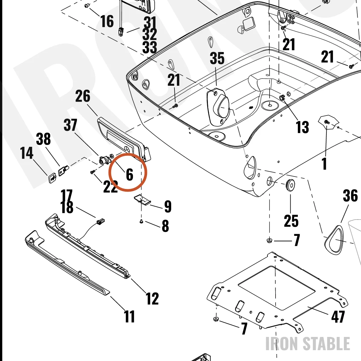 Harley-Davidson Washer, Retention