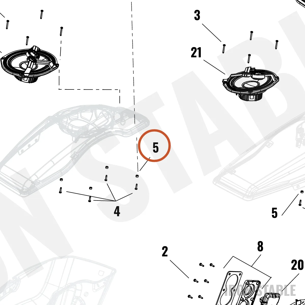 Harley-Davidson Washer, Rubber