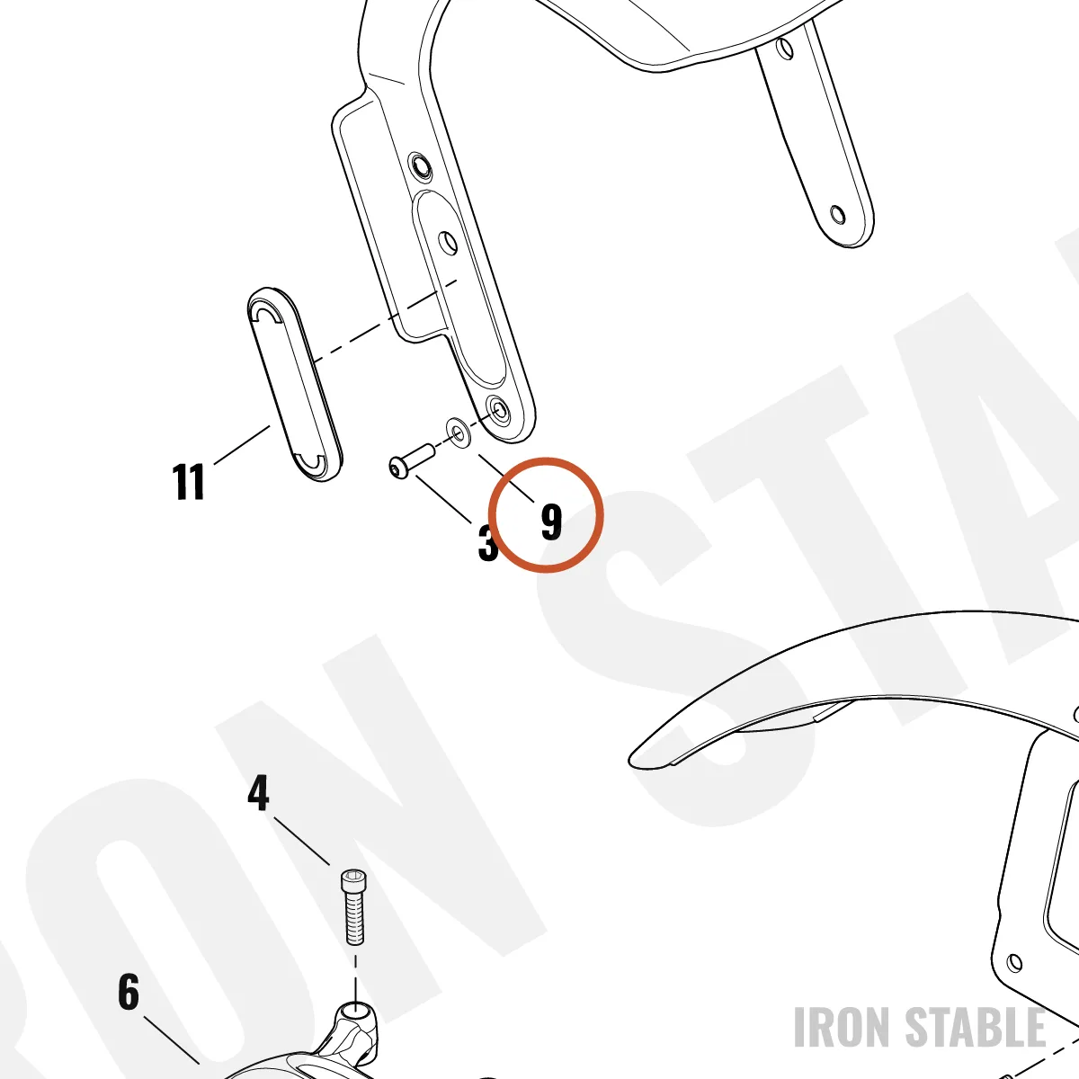 Harley-Davidson Washer, M6