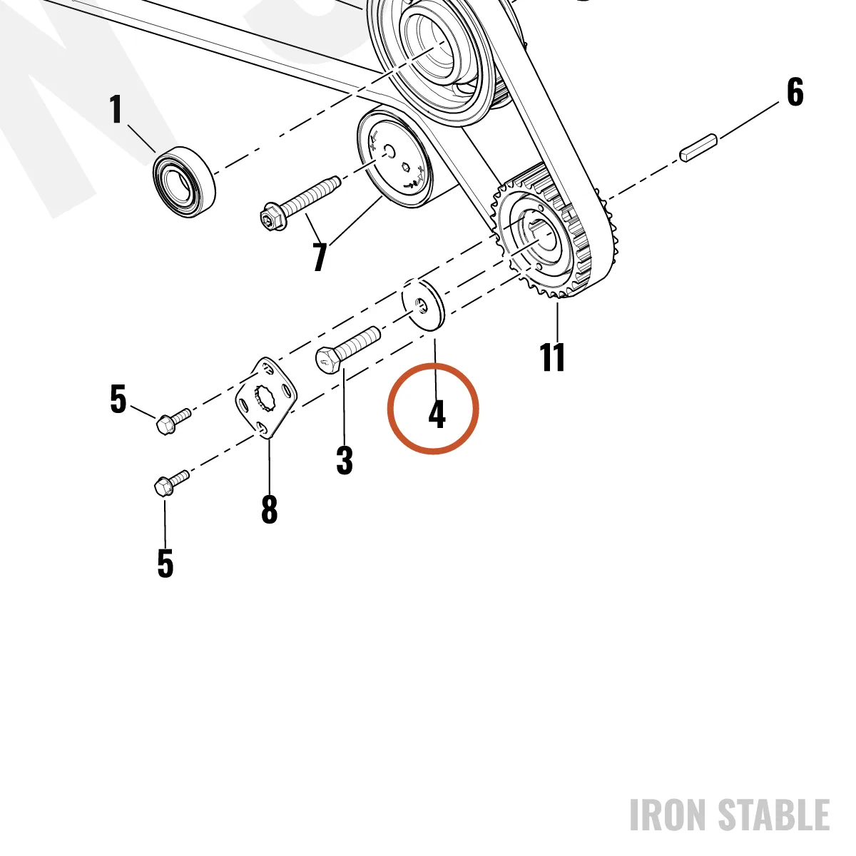 Harley-Davidson Washer, Output, Sprocket