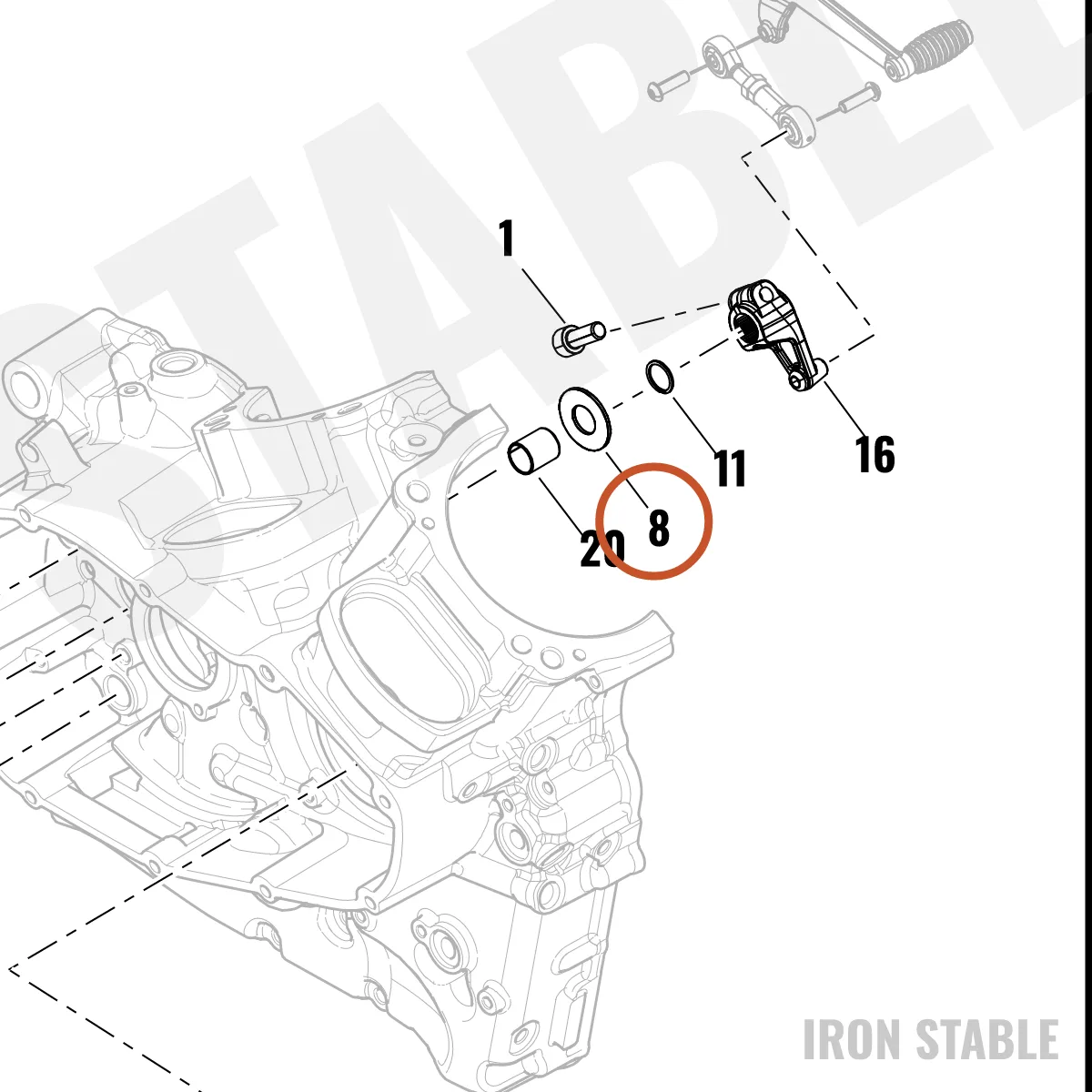 Harley-Davidson Washer, Plain