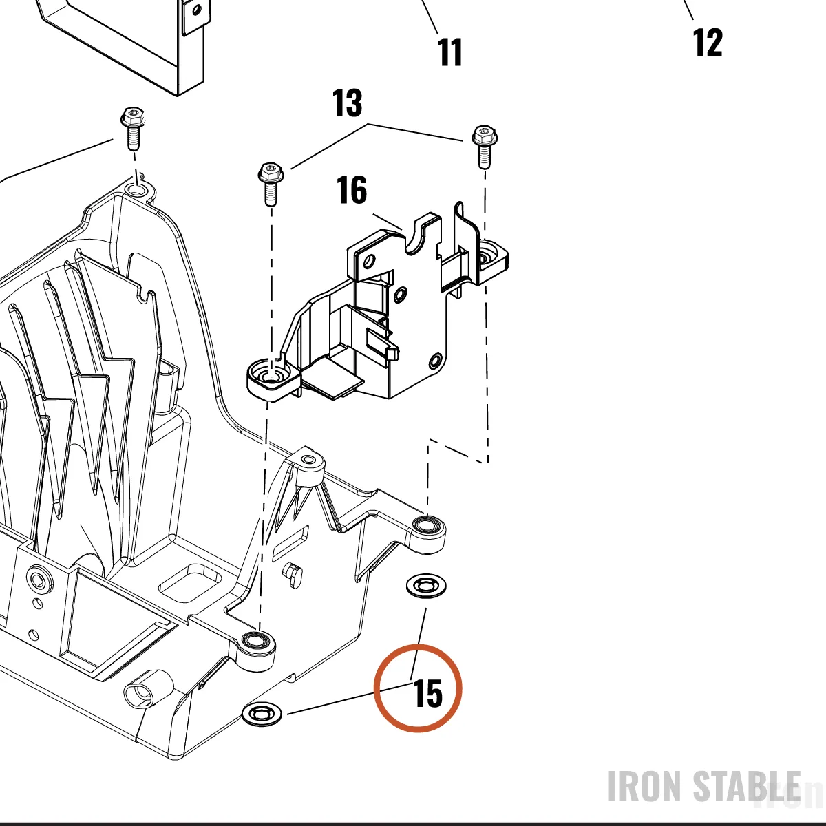 Harley-Davidson Washer, Retaining