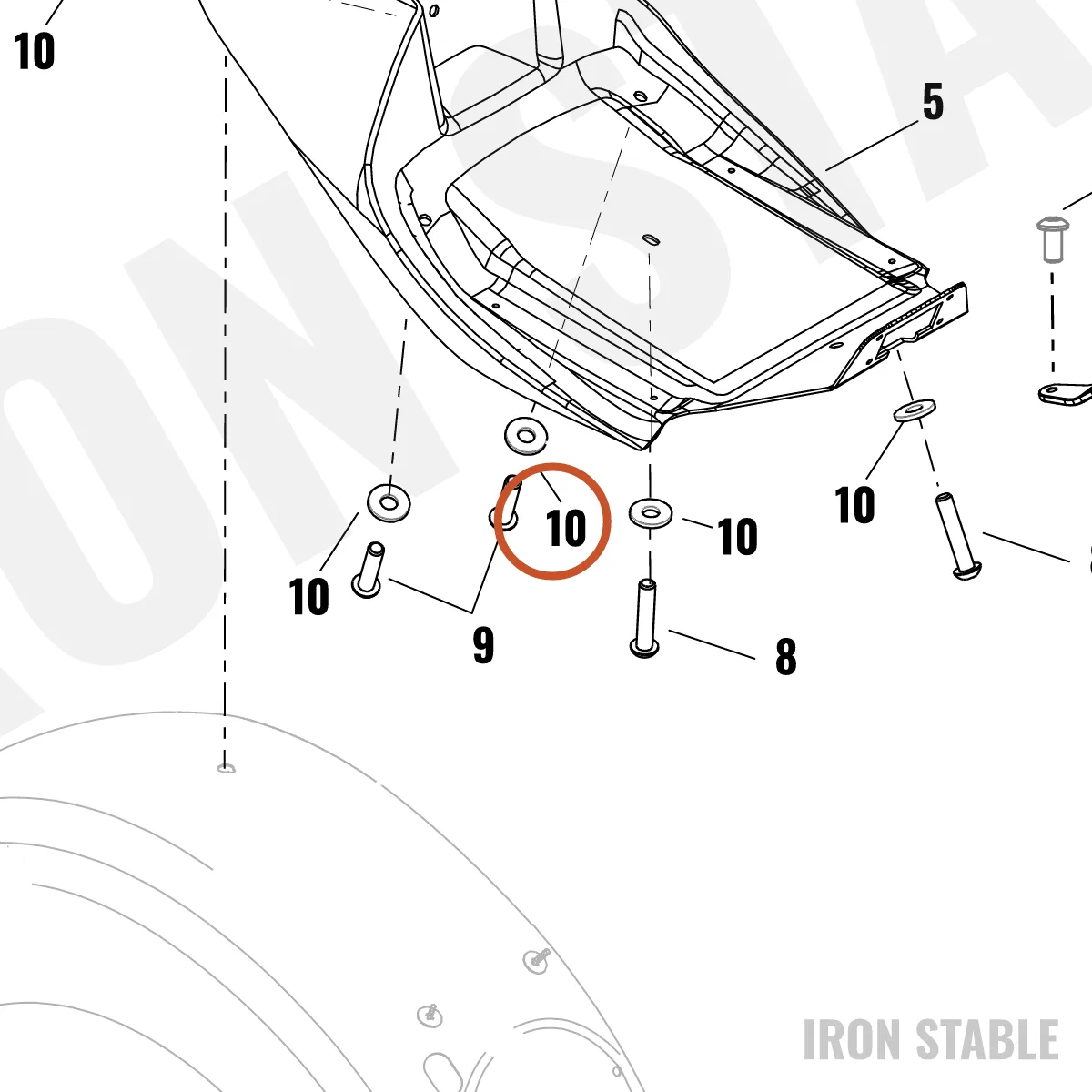 Harley-Davidson Washer, Flat