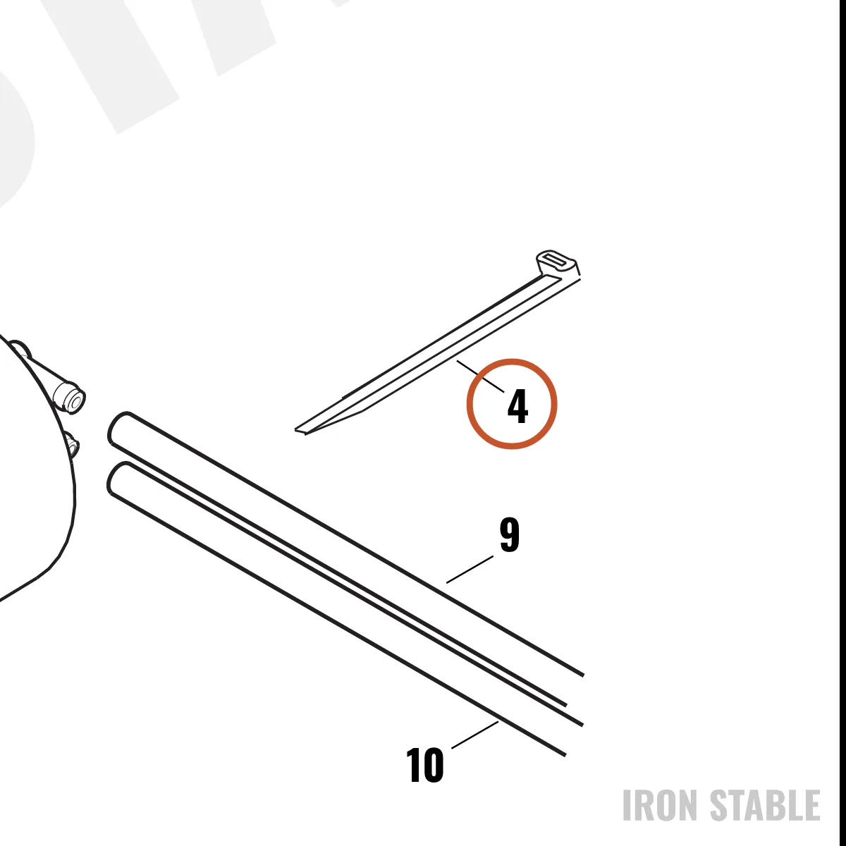 Harley-Davidson Clamp, Fuel Hose