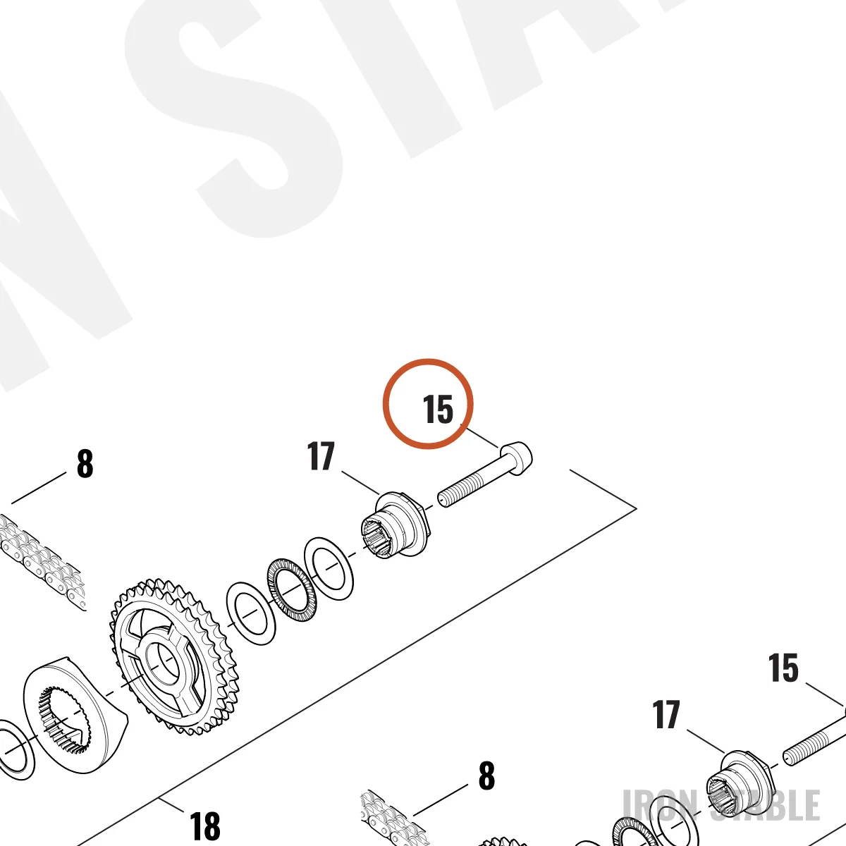 Harley-Davidson Screw, Compensator