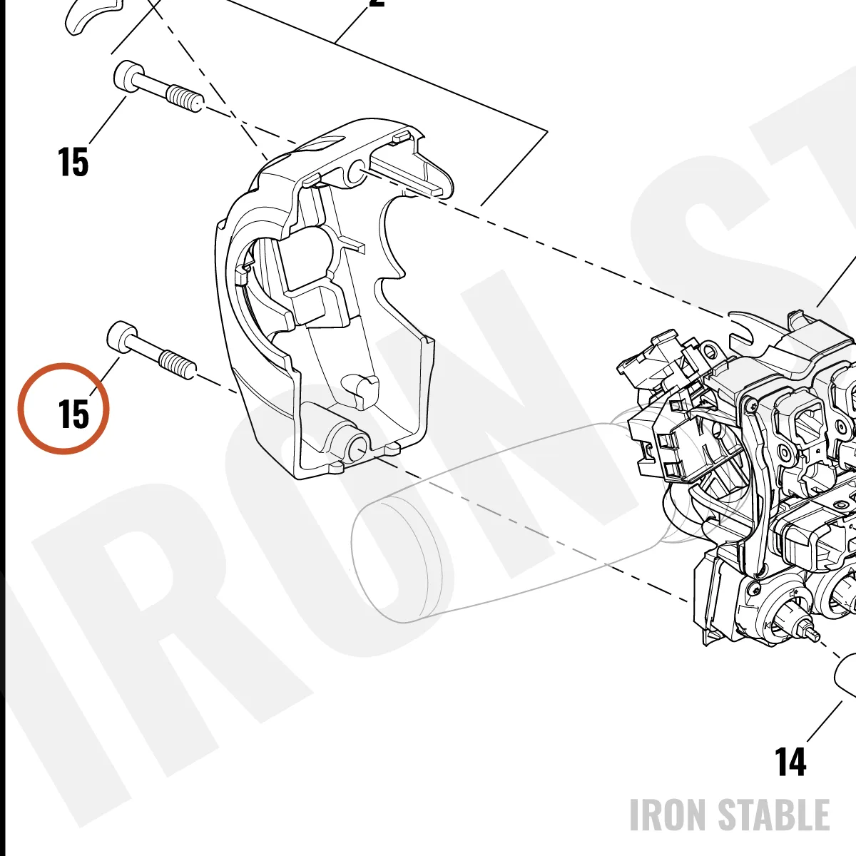 Harley-Davidson Screw, Hand Control