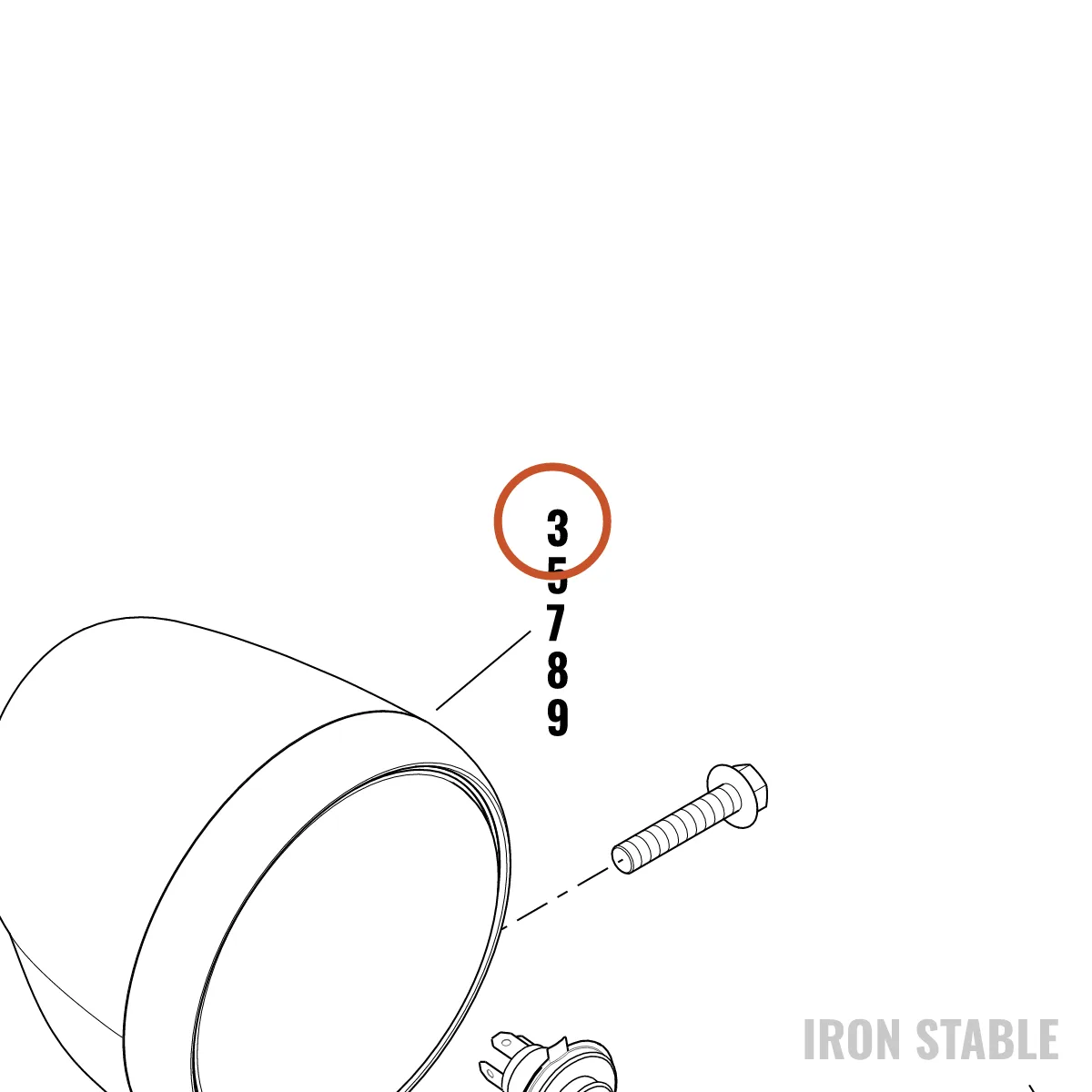 Harley-Davidson Screw, Cust, Special