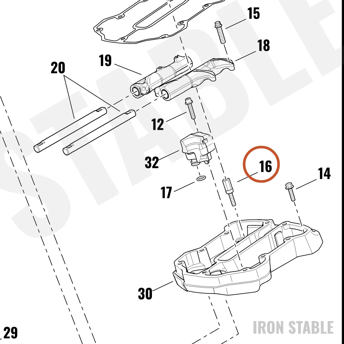 Harley-Davidson Screw, Cust, X