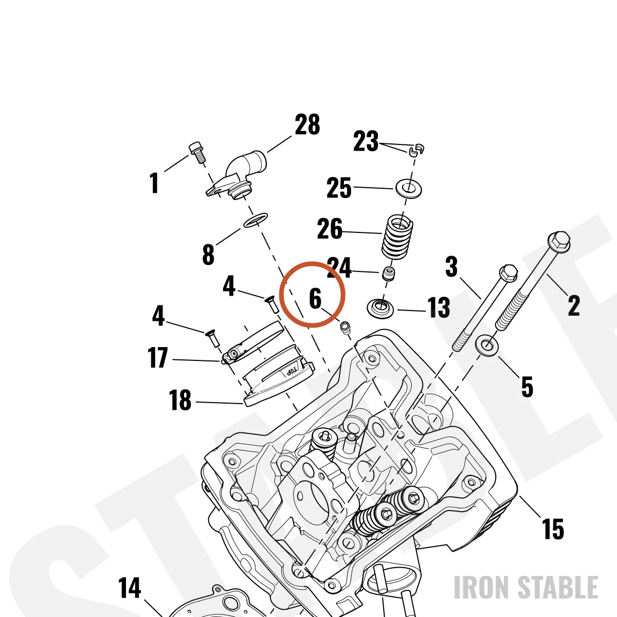 Harley-Davidson Screw, Dowel