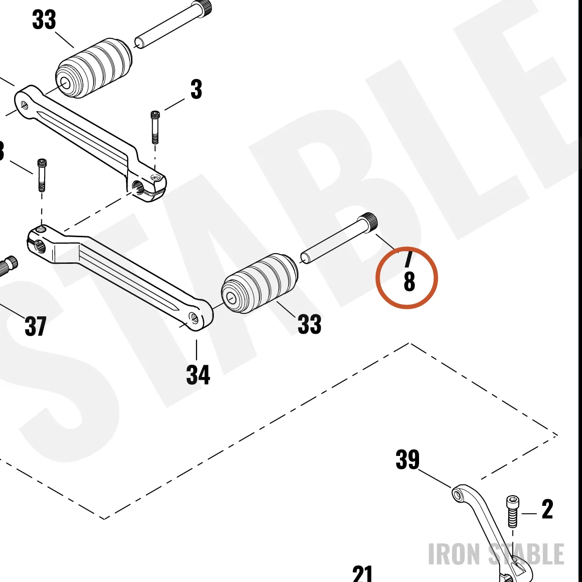 Harley-Davidson Screw, Cust, Hex Sckt, Zinc/Lock