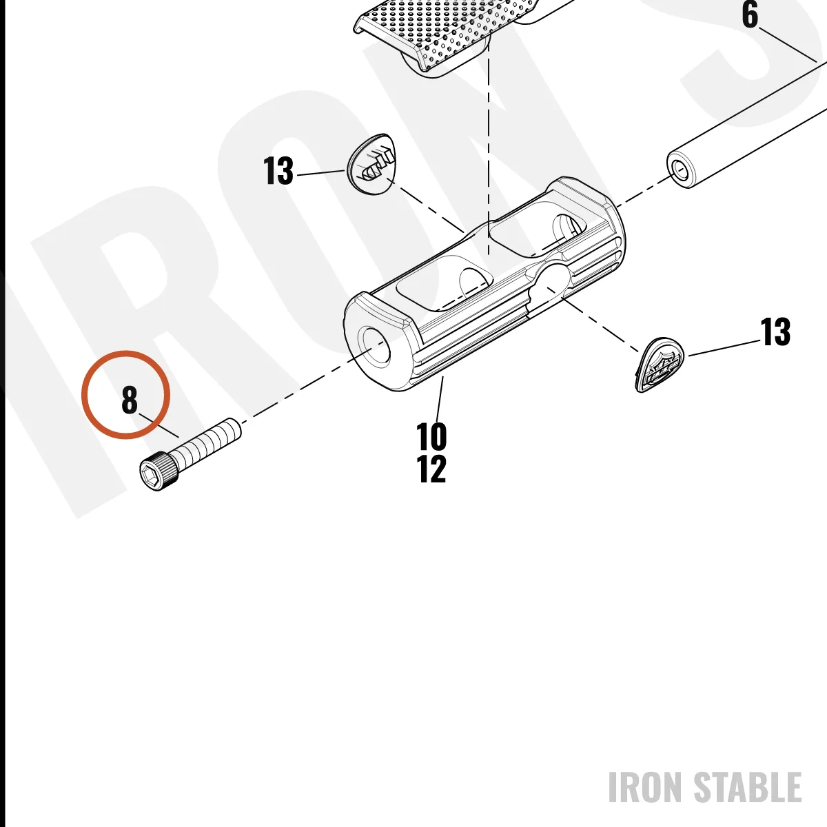 Harley-Davidson Screw, Cust, Hex Skt, Black/Lock