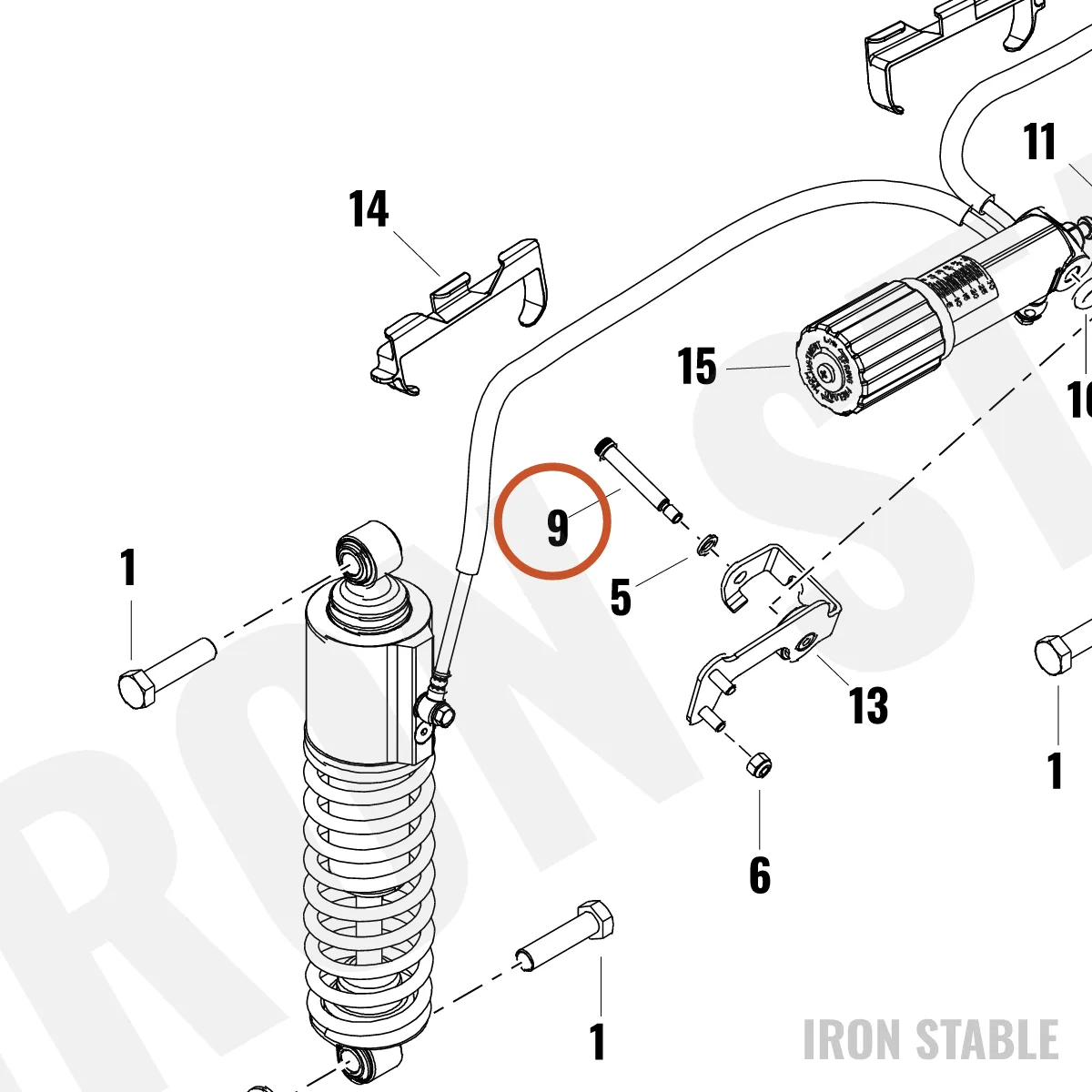 Harley-Davidson Screw, Cust, Shoulder