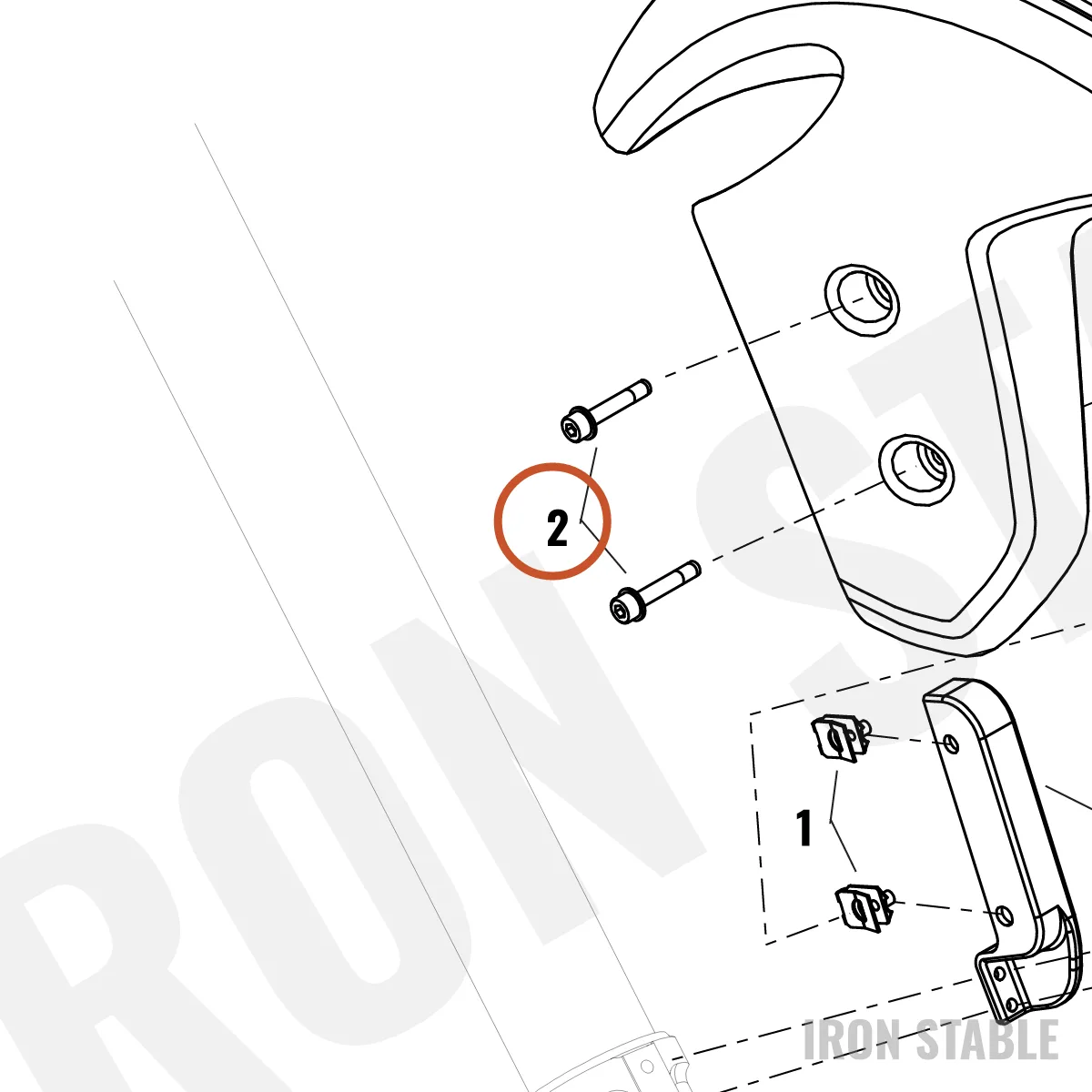 Harley-Davidson Screw, Cust, Riser