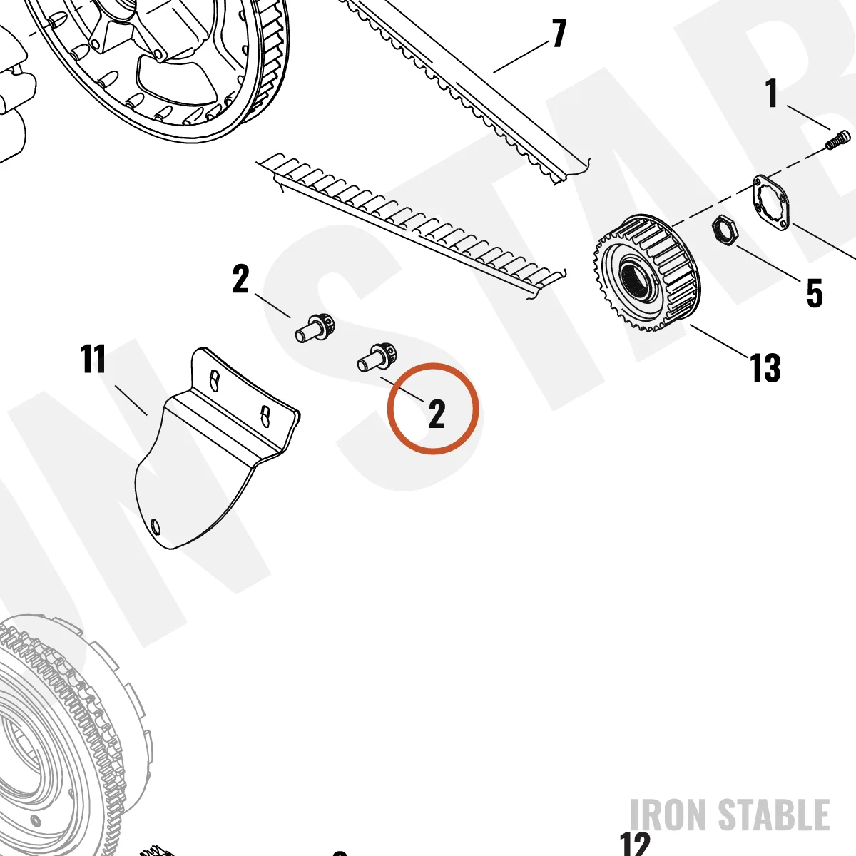 Harley-Davidson Screw, Cust, Fender Mt