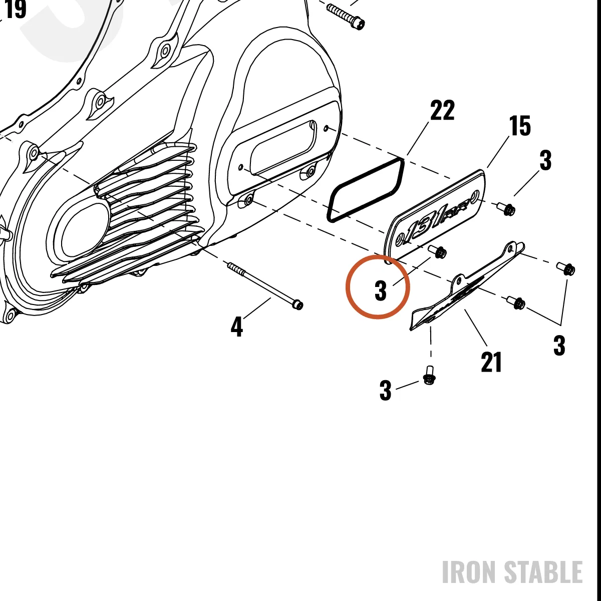 Harley-Davidson Screw, Cust, Fl Hd
