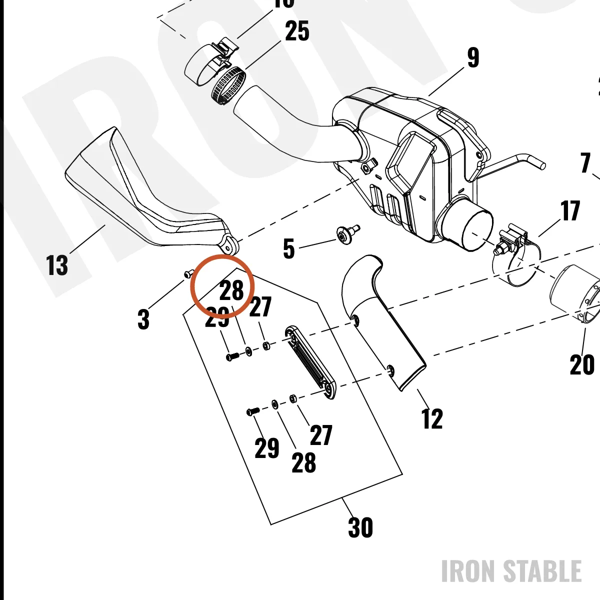 Harley-Davidson Washer, Cust, Plain