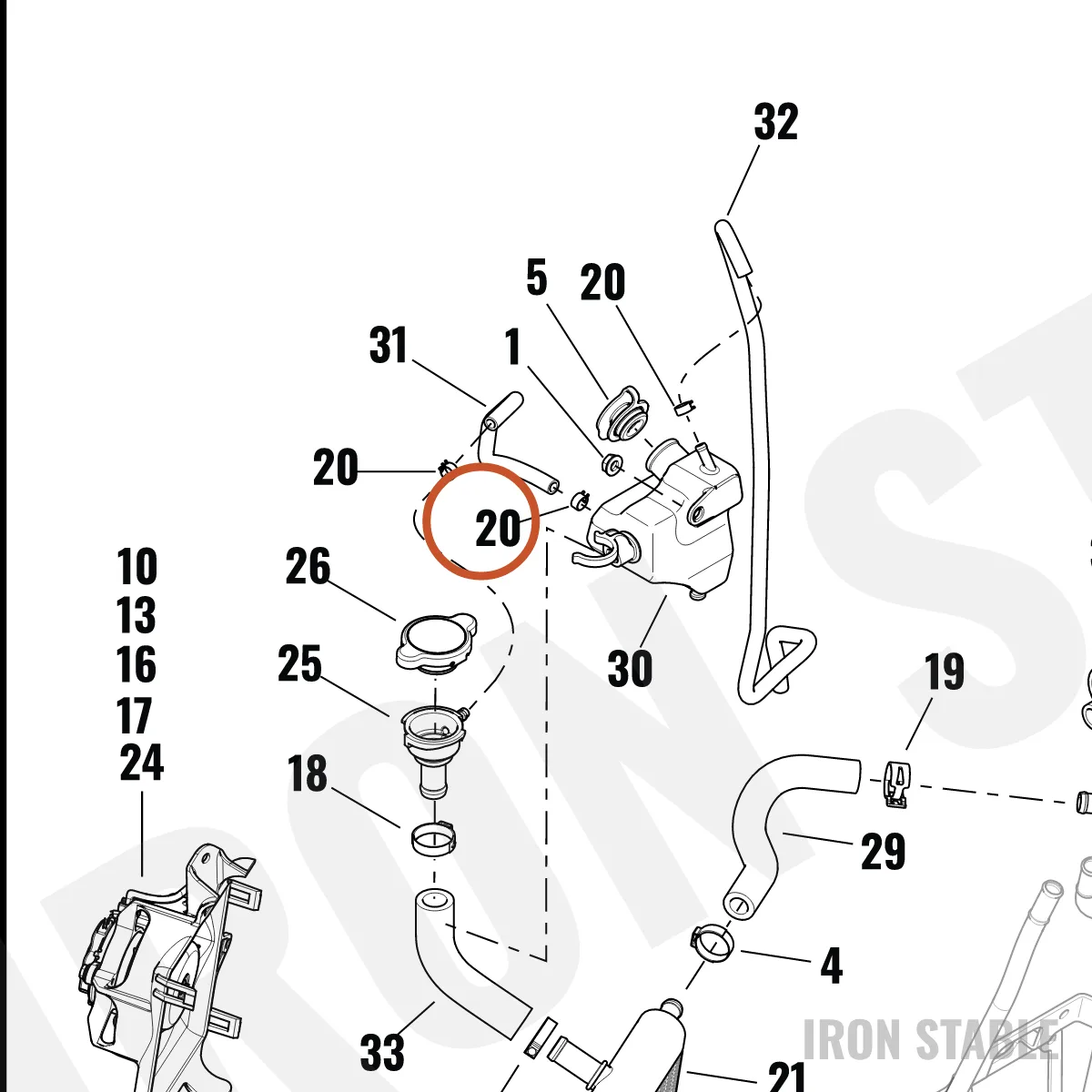 Harley-Davidson Hose Clamp