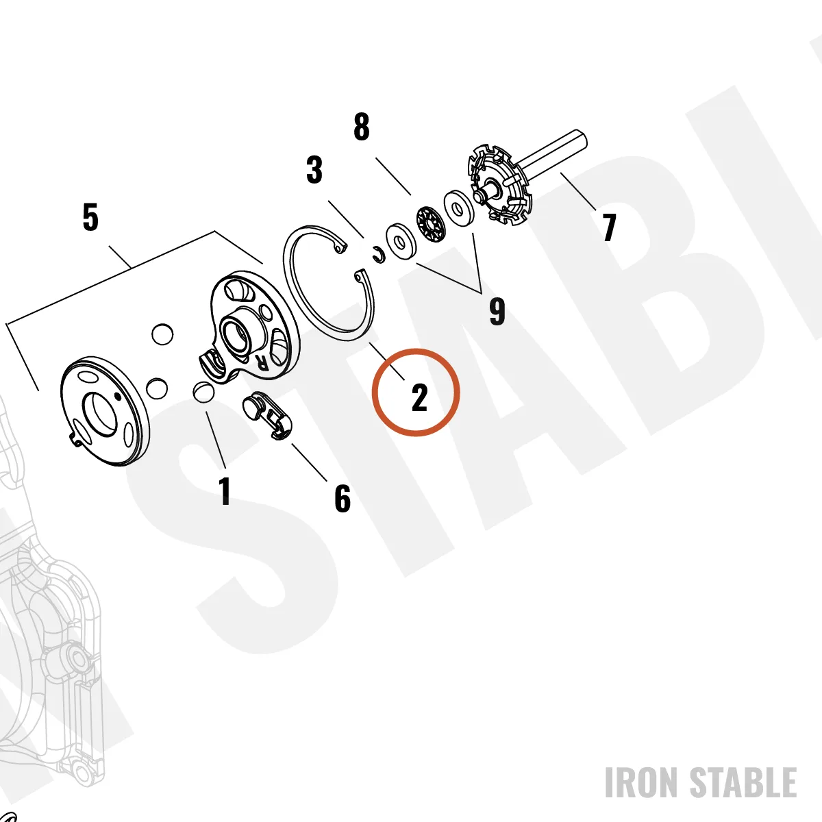 Harley-Davidson Ring, Retg, Internal