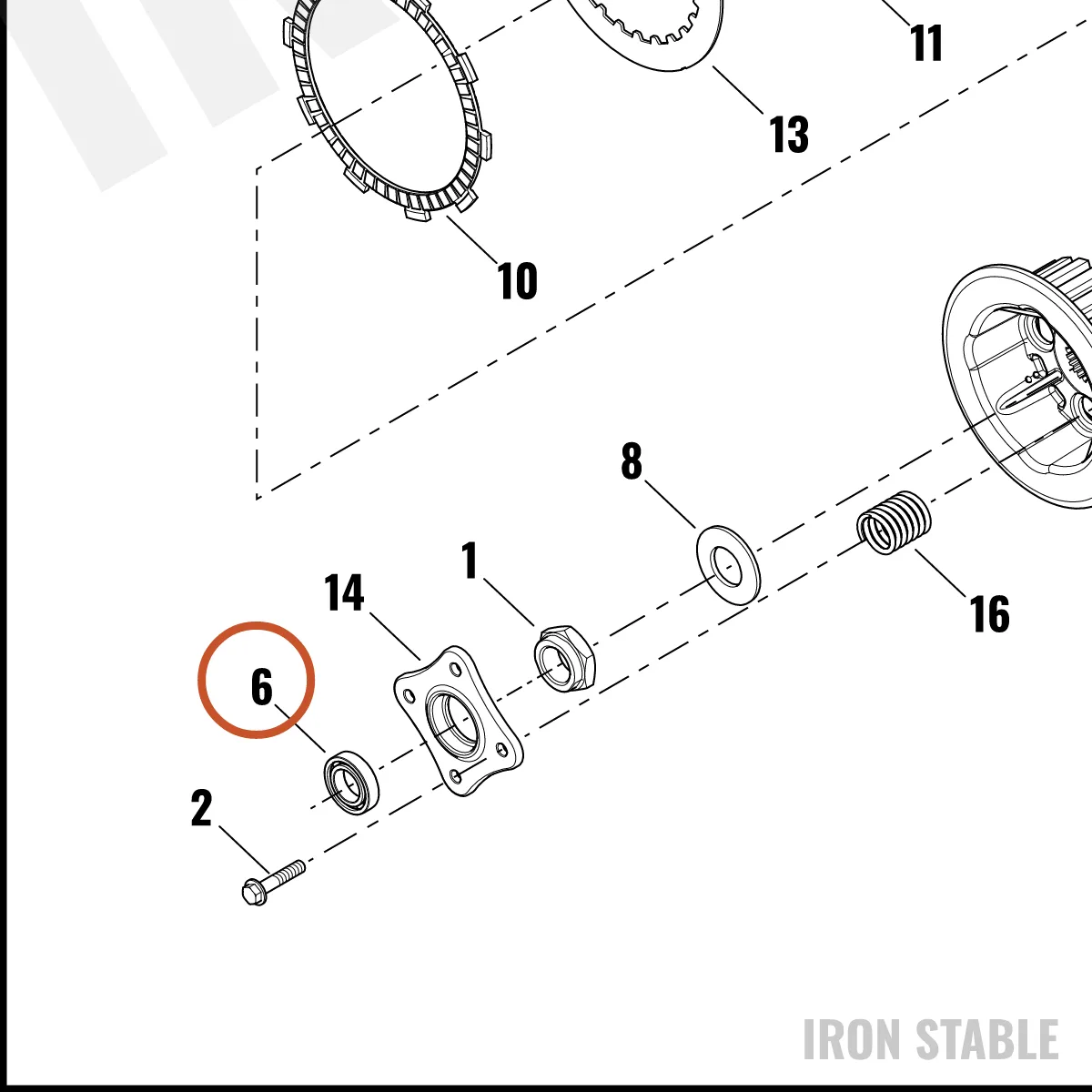 Harley-Davidson Bearing, Radial Ball, 6903