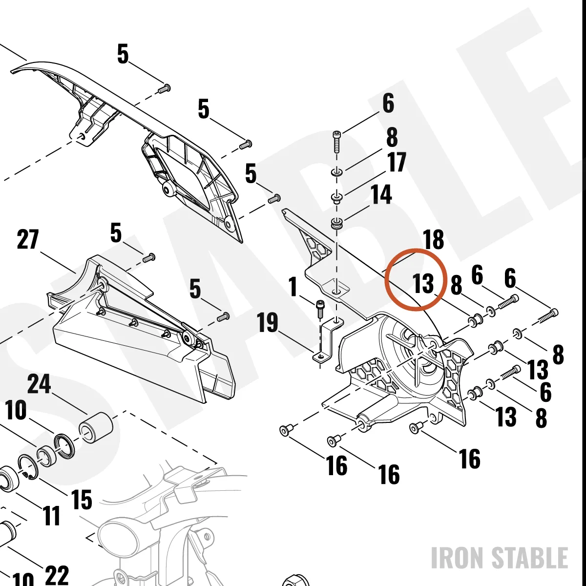 Harley-Davidson Bushing, Rubber, Isolator