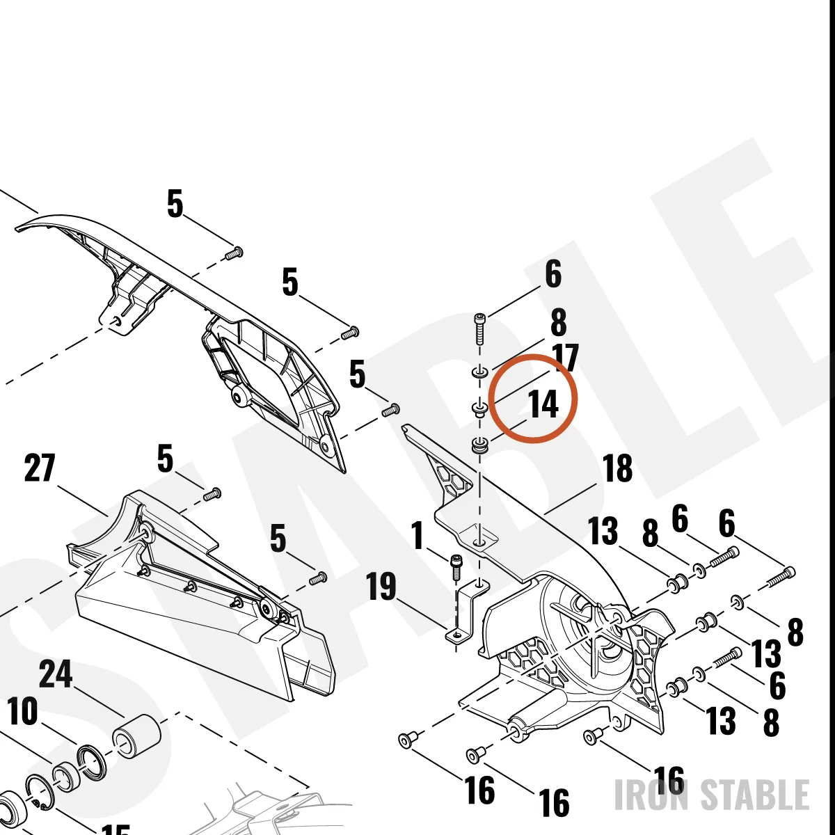 Harley-Davidson Bushing, Plain, X