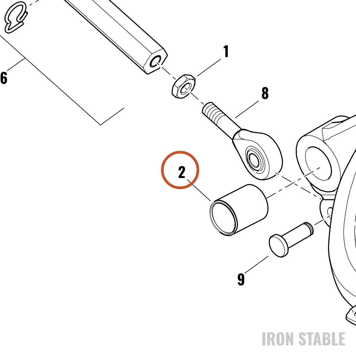 Harley-Davidson Bushing, Plain, Shift Lever