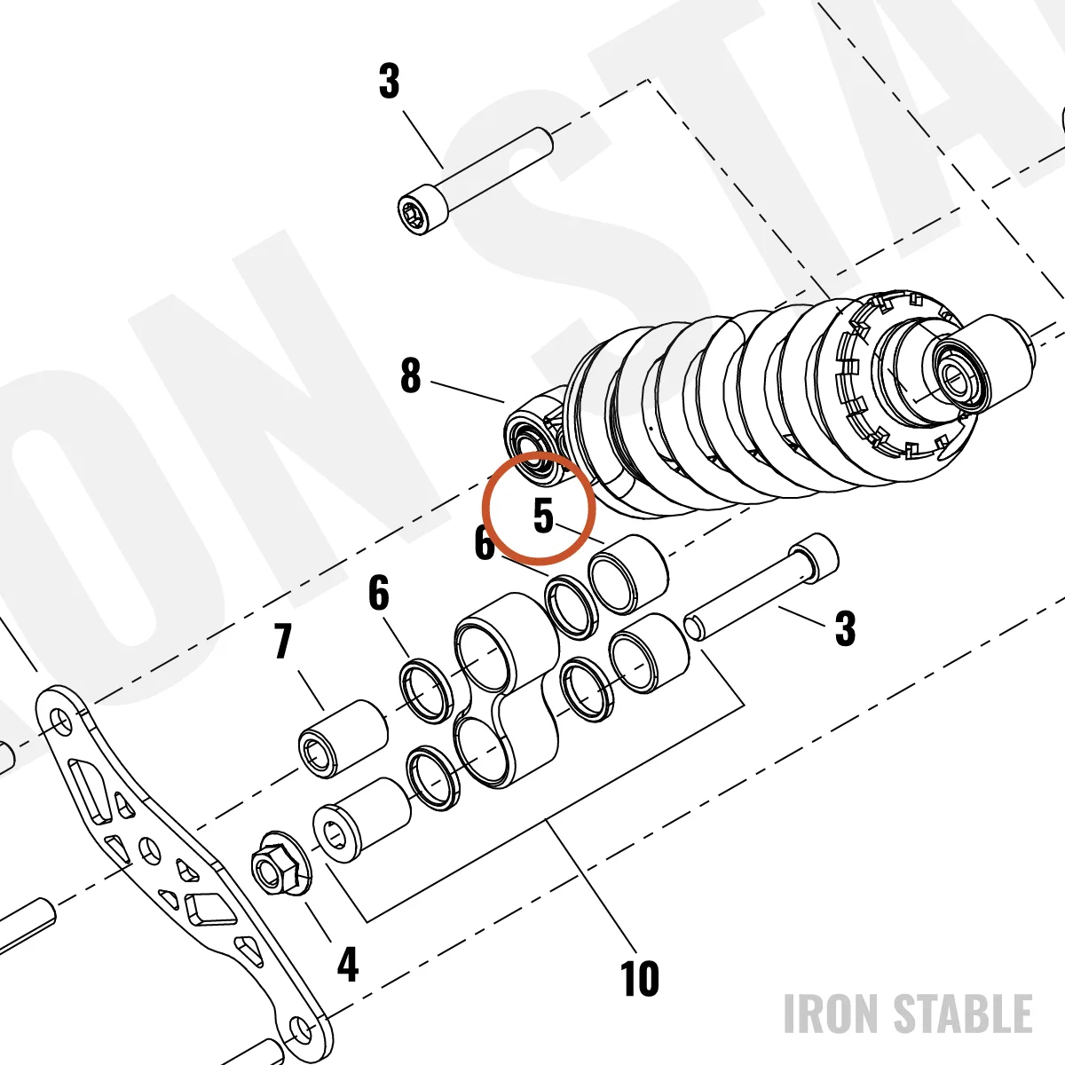 Harley-Davidson Bearing, Roll Elem, Swingarm Roc