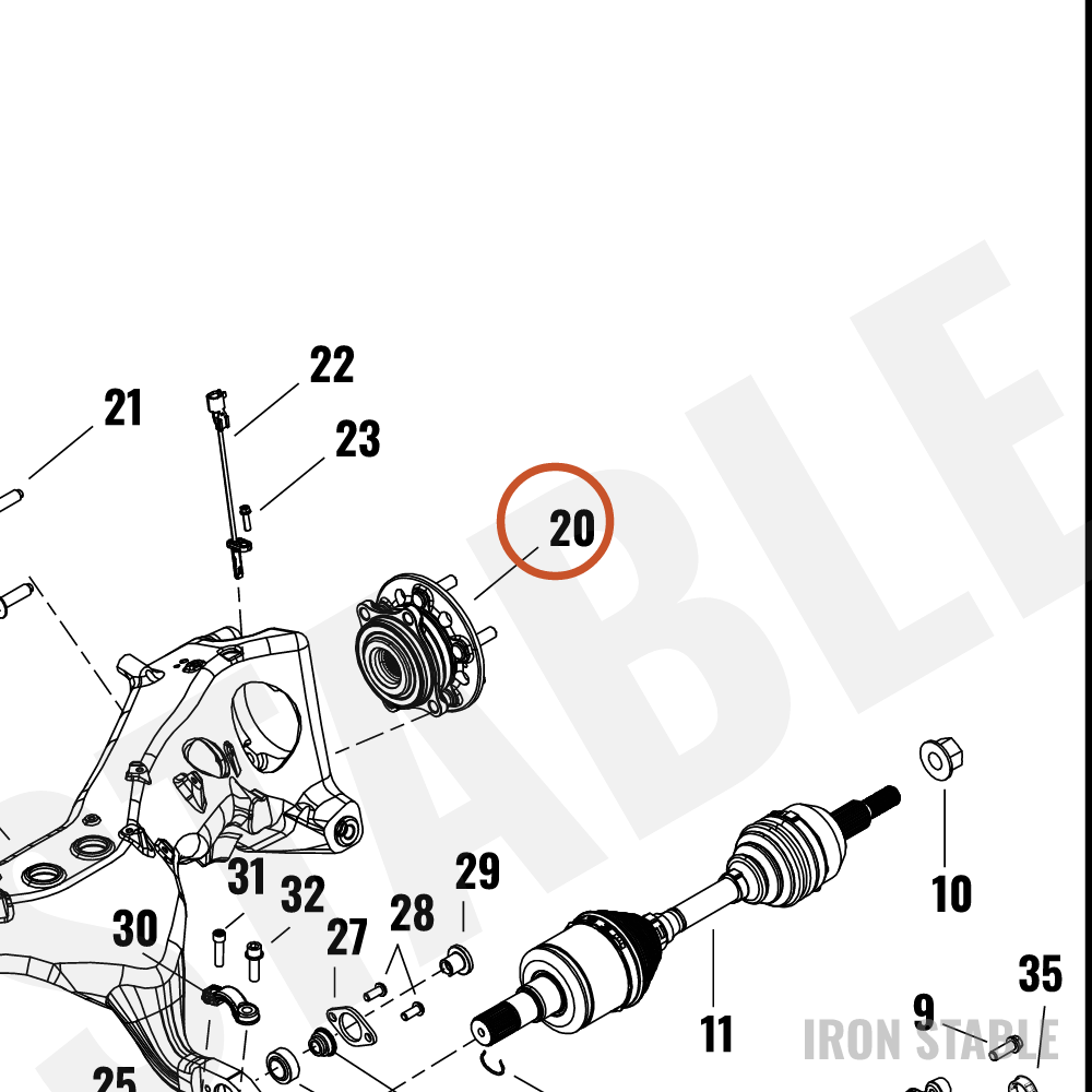 Harley-Davidson Bearing, Roll Elem, Hub Assembly