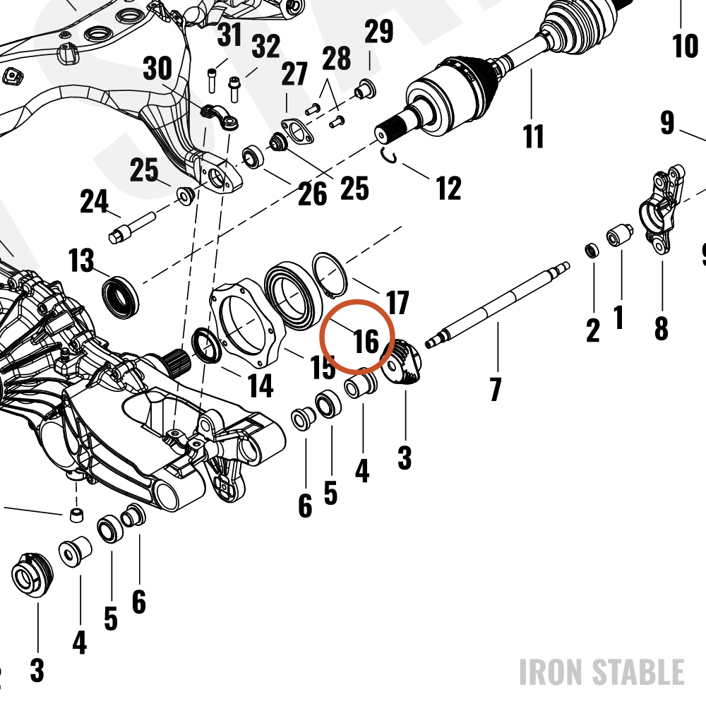 Harley-Davidson Bearing, Plain, Single Roller Be