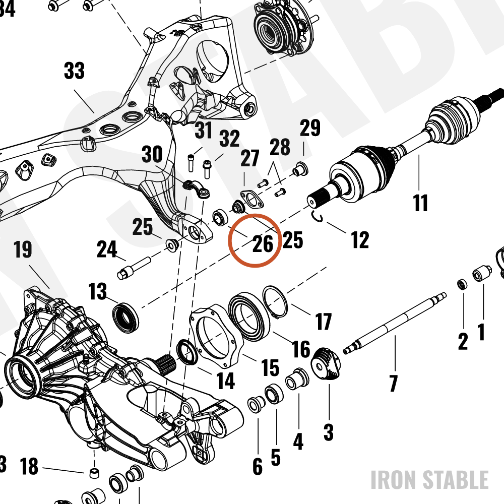Harley-Davidson Bearing, Plain, Pivot