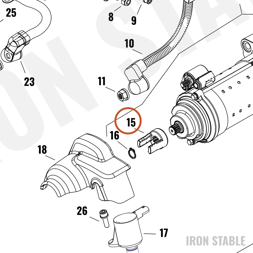 Harley-Davidson Bushing, Plain, Splined