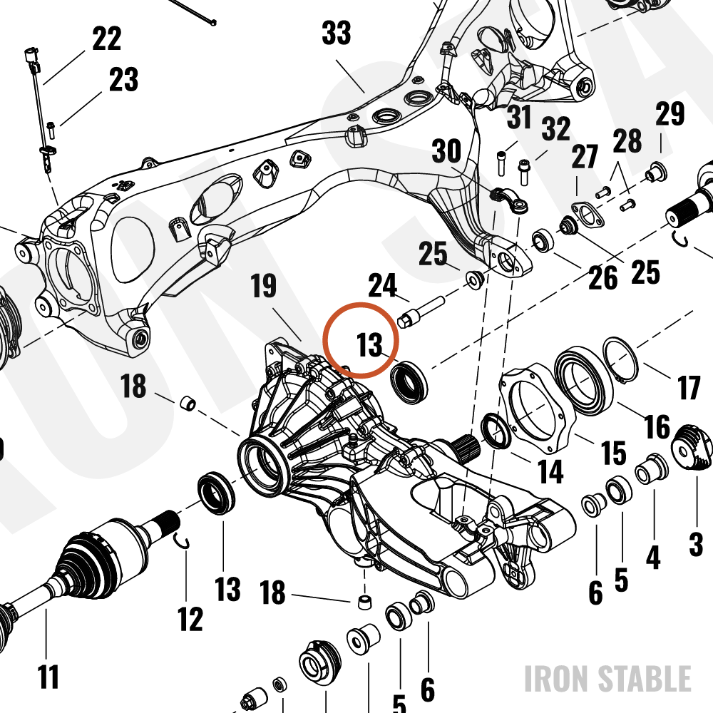 Harley-Davidson Seal, Rdl Shft, Grbx Output