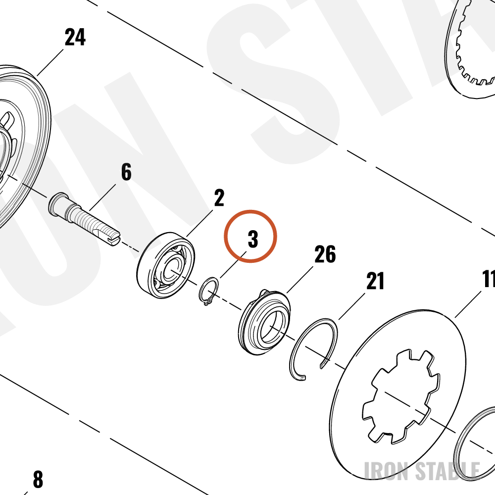 Harley-Davidson Retaining Ring