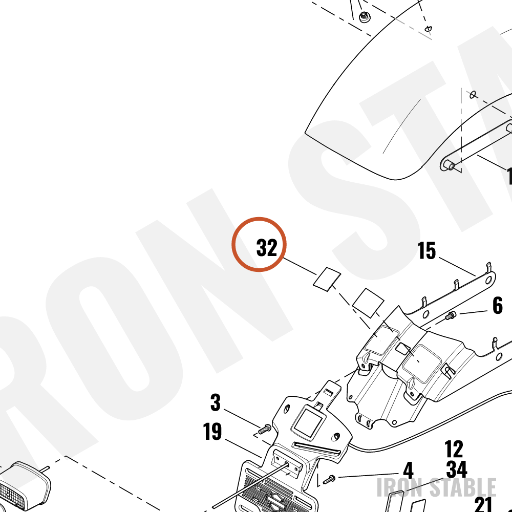 Harley-Davidson Tape, Pad Mounting