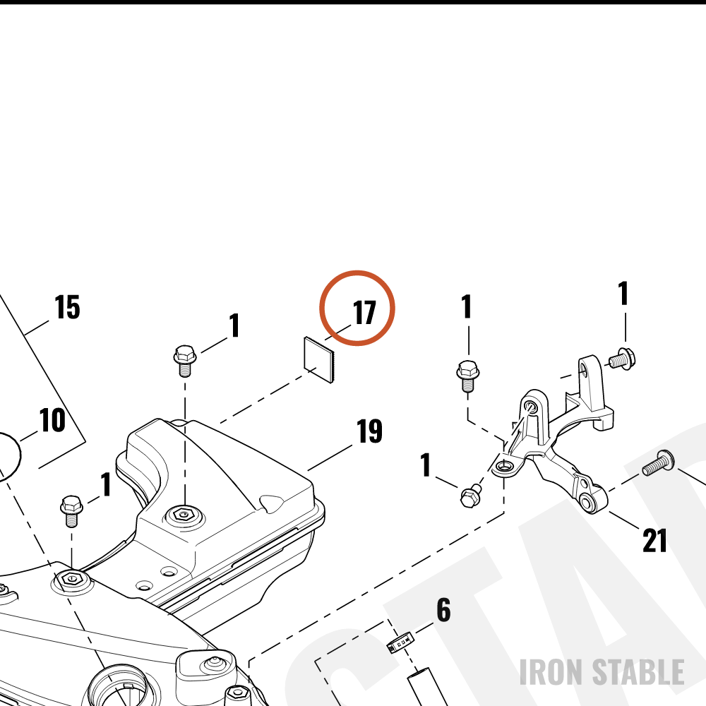 Harley-Davidson Adhesive Backed Dual Lock(400)