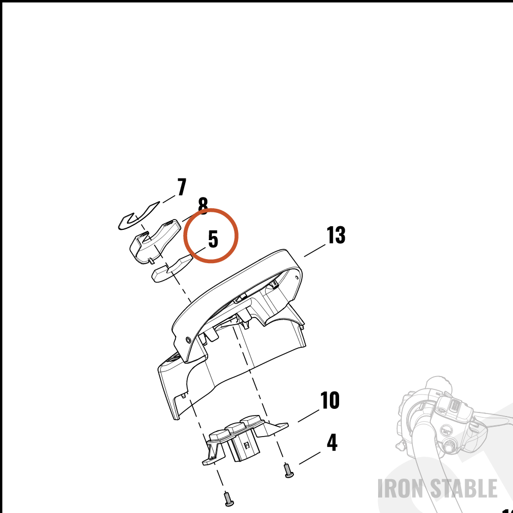 Harley-Davidson Foam Pad, Cover Assembly, Ignition Sw