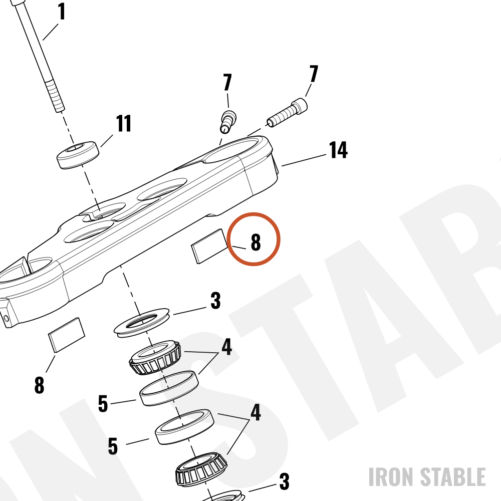 Harley-Davidson Pad, Isol, Foam
