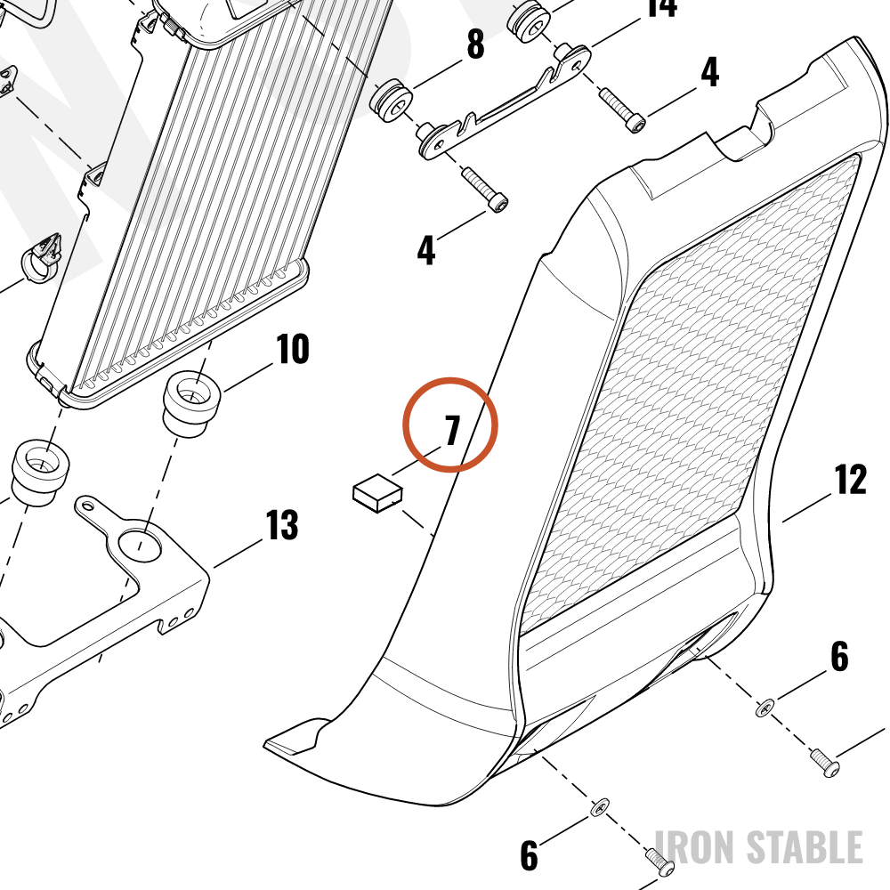 Harley-Davidson Pad, Prot, Cushion