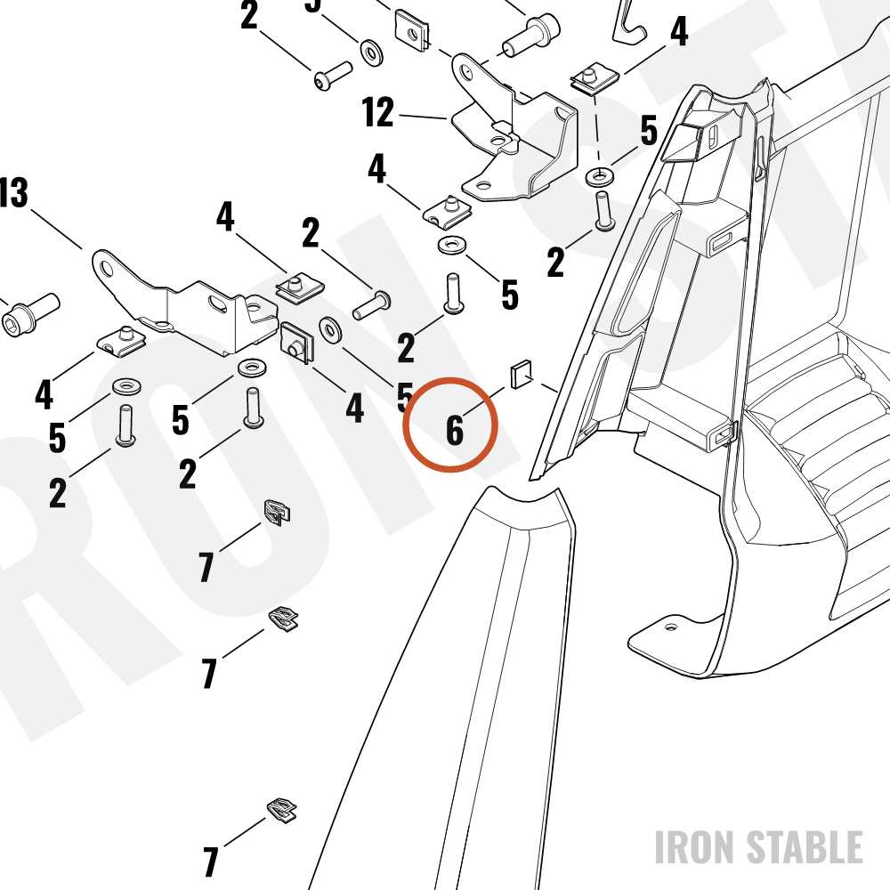 Harley-Davidson Pad, Isol, Foam