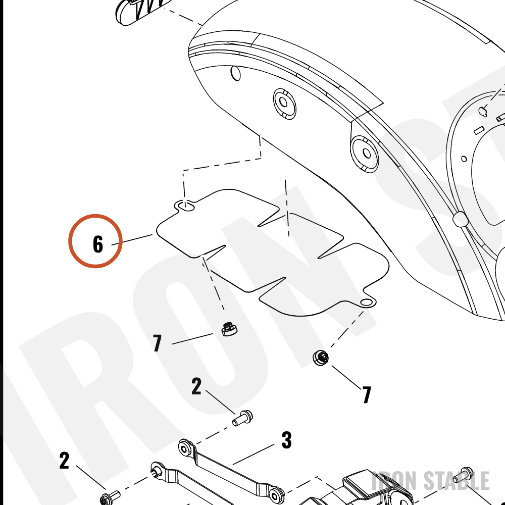Harley-Davidson Tape, Protective, Fender