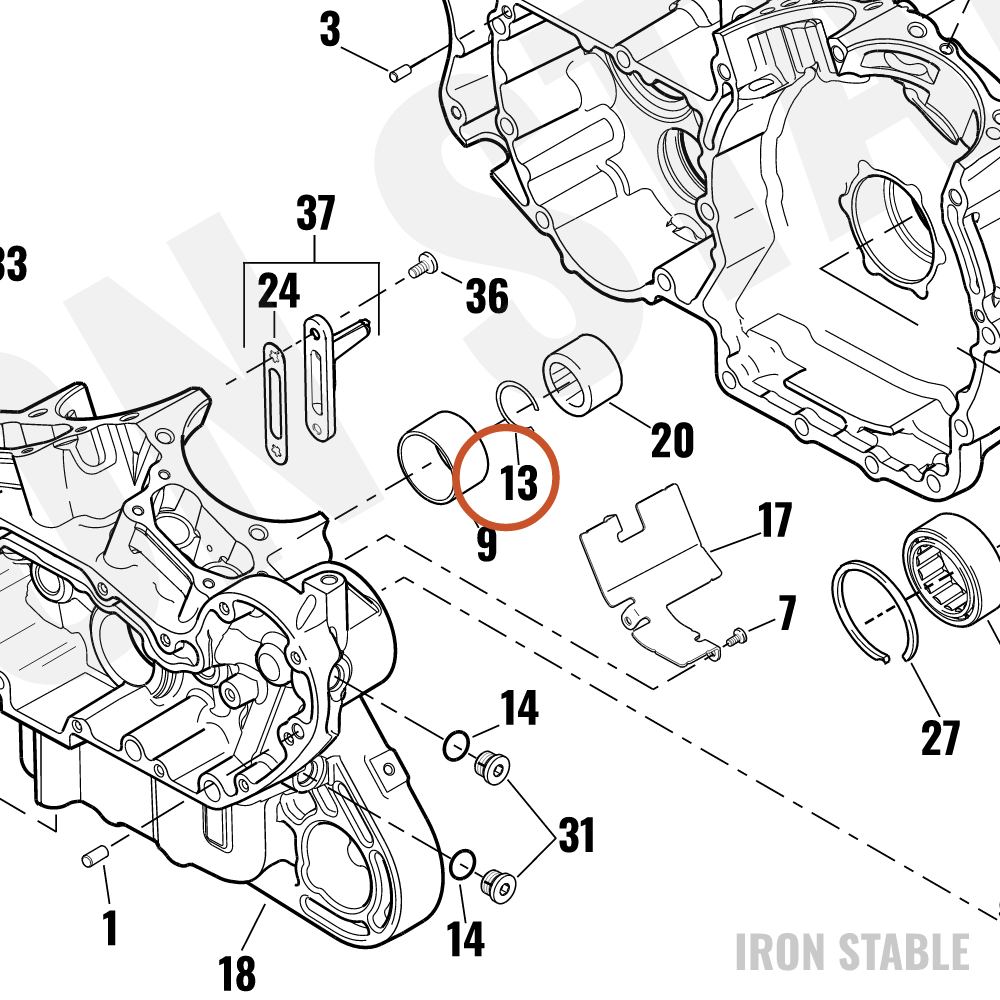Harley-Davidson Retaining Ring