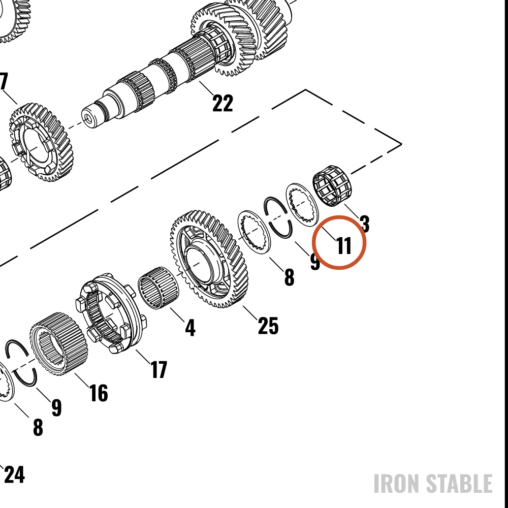 Harley-Davidson Washer, Internal Spline