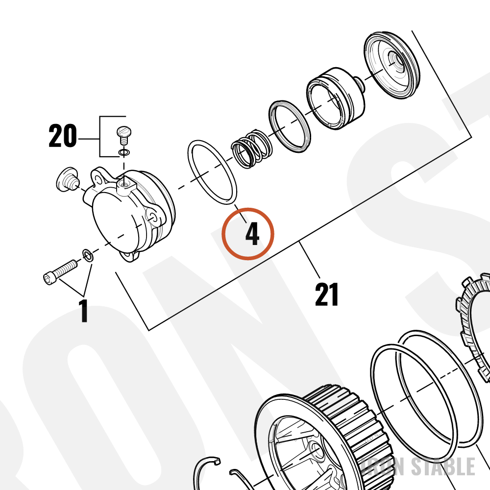 Harley-Davidson O-Ring, 50.38 X 3.53