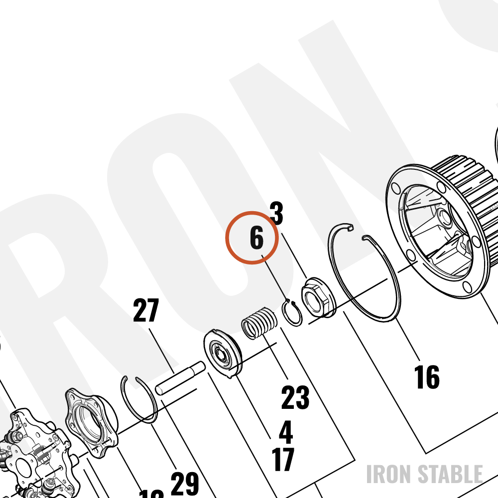 Harley-Davidson Ring, Retain, 18x1.5