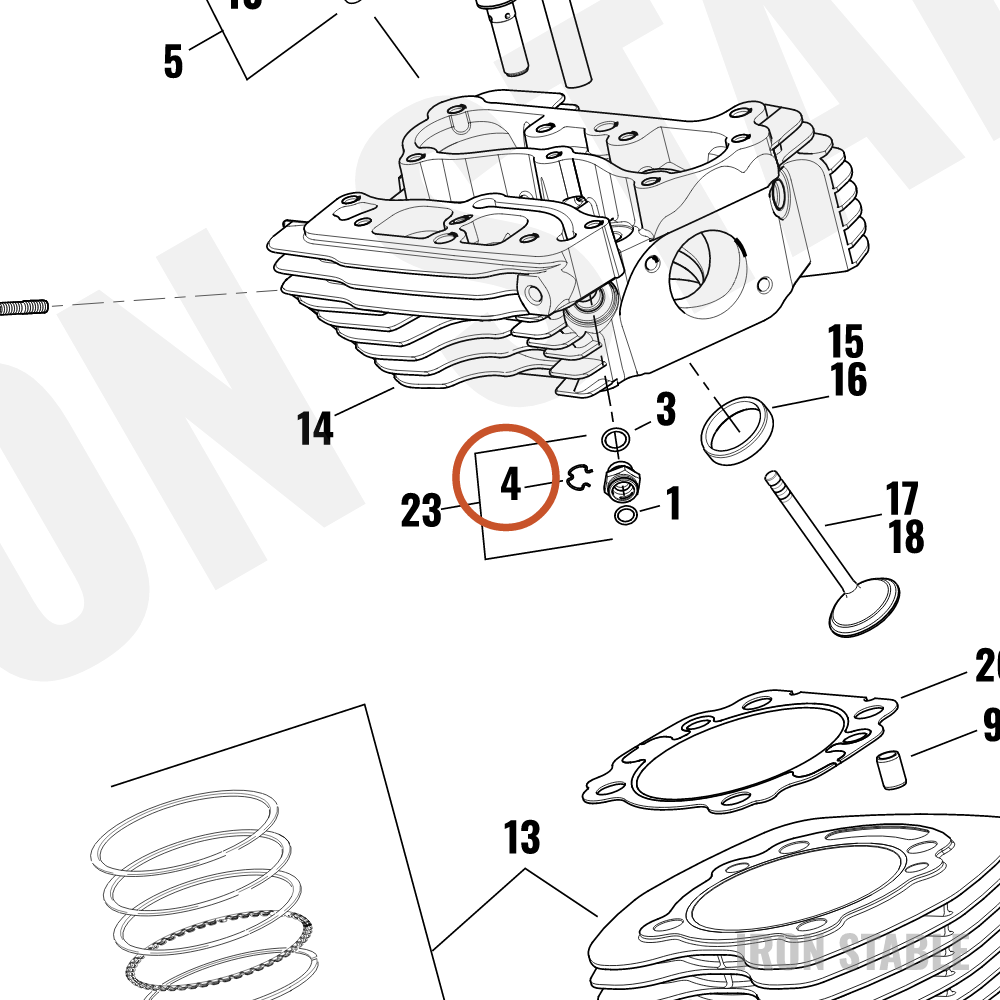 Harley-Davidson Retainer, Wire Clip