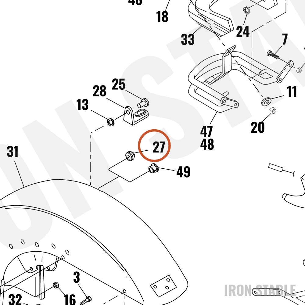 Harley-Davidson Grommet