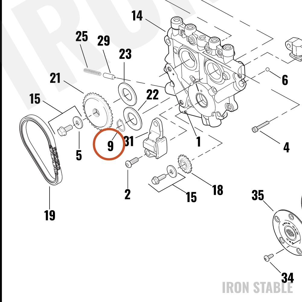 Harley-Davidson Retaining Ring
